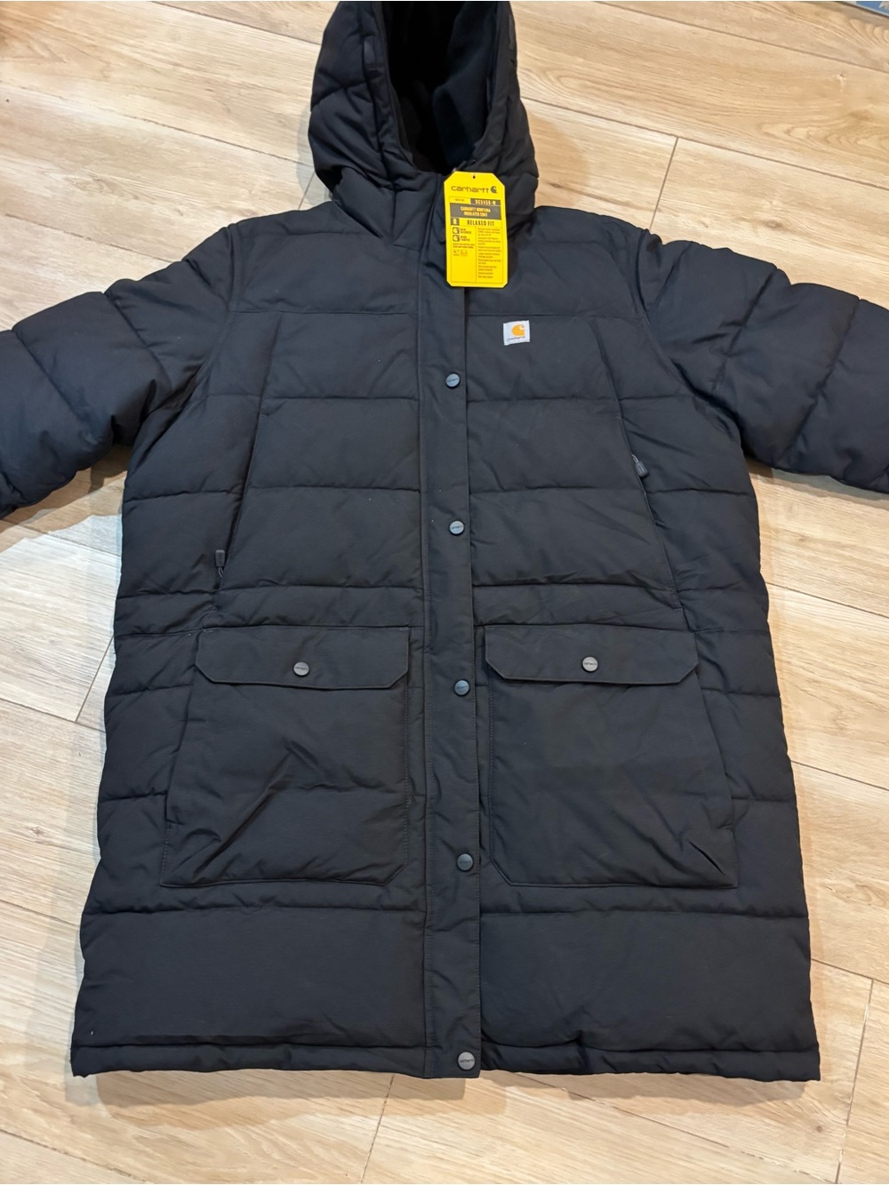 Carhartt OC5456-W Size XL Montana Rain Defender Hooded Puffer Parka Jacket NWT